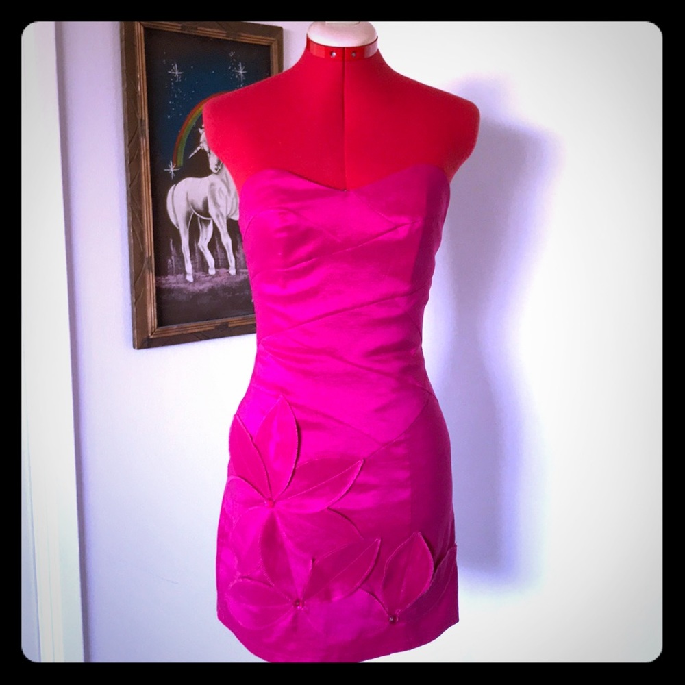 Hot Pink Cocktail Dress